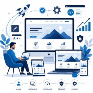Création de site internet et gestion des réseaux sociaux par Blue-Carrousel – stratégie de communication digitale sur mesure